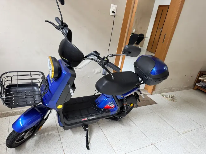 Scooter Bicicleta Bike Elétrica 1000w/ 60v Bateria De Chumbo