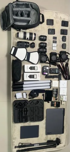 Equipamentos de fotografia áudio visual 