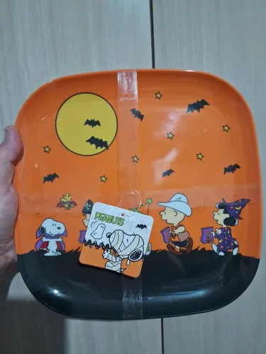 Conjunto de pratos de melanina Snoopy importado Usa