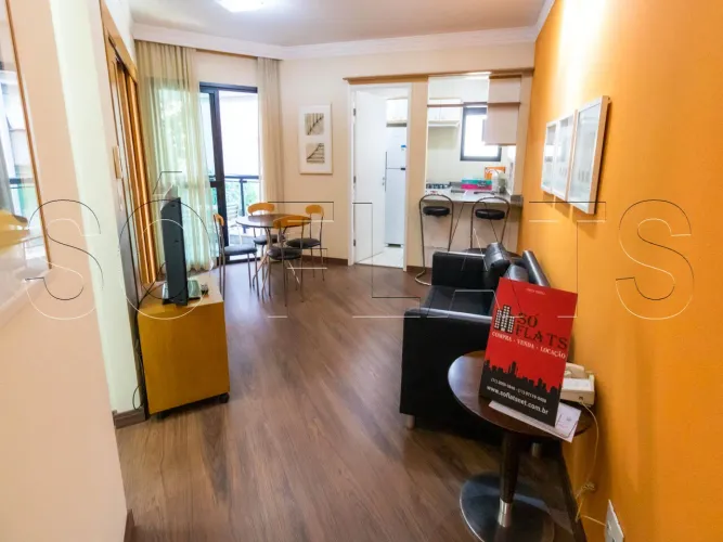 Apartamento mobiliado à venda no Paraíso com 60m² 2 dormitórios e 2 vagas próximo à Paulis