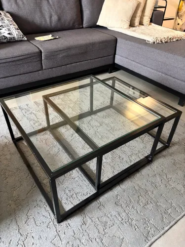 Mesa de centro dupla