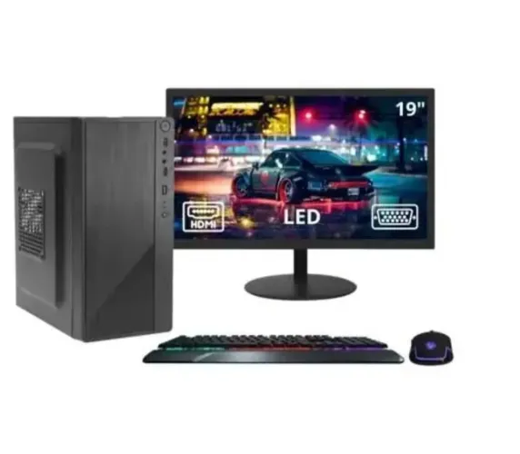 Computador Completo Intel Core I5 8gb Hd 500gb com Kit Monitor 20" + Pacote Office