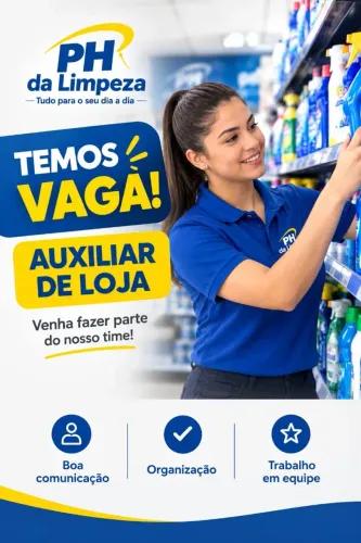 Auxiliar de loja - capão da Imbuia. LER ANÚNCIO sim esta disponível