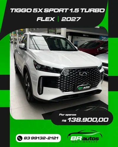 Chery Tiggo 5X Sport 1.5 Turbo Flex Aut. 2027