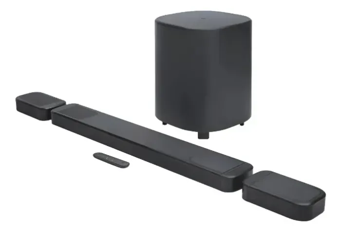 Jbl Bar 1000mk2 Soundbar 7.1.4 Canais Dolby Atmos 480w Rms Preto Com Subwoofer De 25cm 33