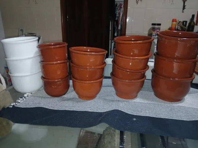 Lote Cumbucas de Ceramica