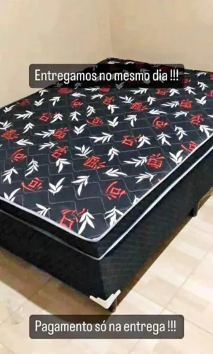 Cama box conjugada casal 7cm de espuma