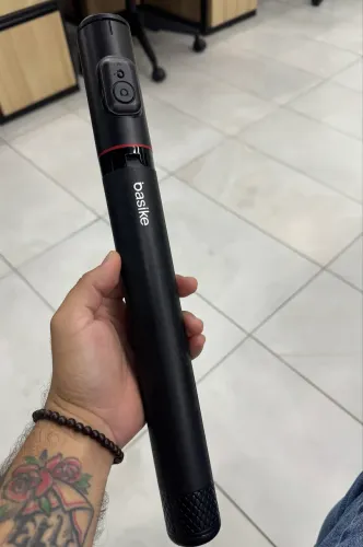 Tripé Basike 3 em 1 com controle bluetooth