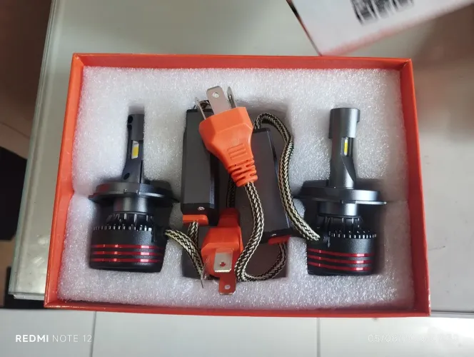 LED de 12.000 lumens H4 para moto e carro