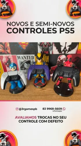 Controles PS5 Novos e semi novos