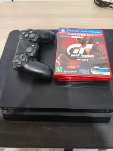 PS4 + Controle + Jogos