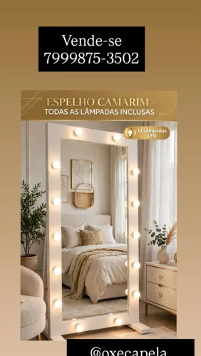 Espelho camarim 