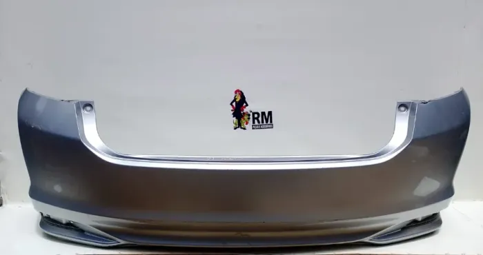 Parachoque Traseiro Honda City 2015 A 2017 Prata Original
