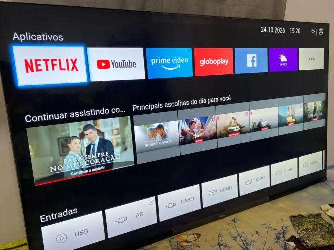 Smart tv Philco 50 4K última geração