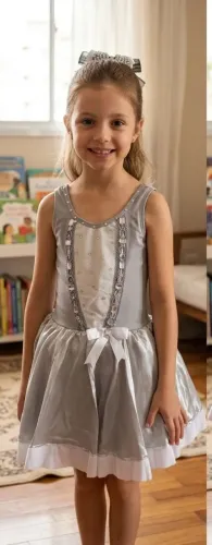 Vestido festa infantil tamanho 7/8