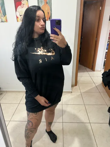 Moletom Vestido Nike Air Original