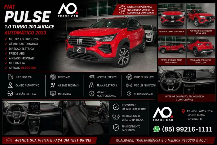 Fiat Pulse Audace 1.0 Turbo 200 Flex Aut. 2023