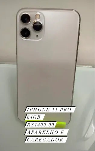 iPhone 11 Pro de 64gb impecável