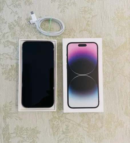 iPhone 14 Pro Max 128GB Deep Purple | Caixa e Cabo Originais