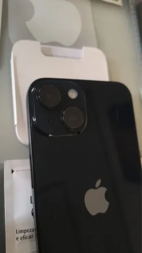 iPhone 14 256GB Preto (Meia-Noite) ? Única dona + kit completo de acessórios