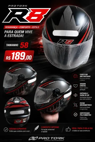 Capacete Pro Tork 58
