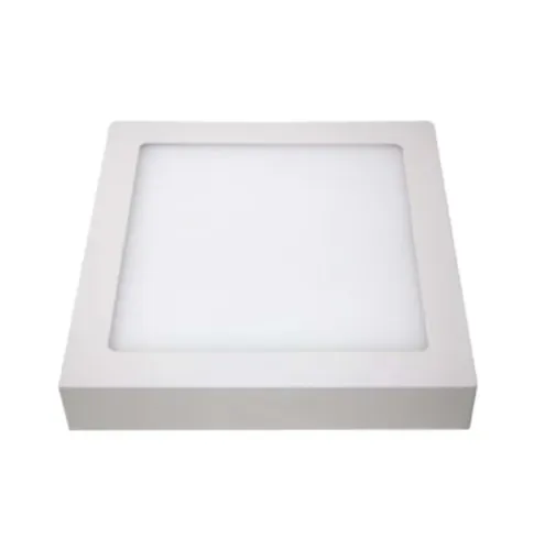 Painel LED de Sobrepor Quadrado 18W Luz Branca Bivolt Branco 18w