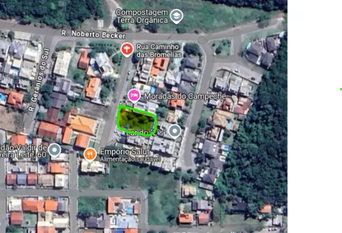 TERRENO COM MATÍCULA CAMPECHE 450M2