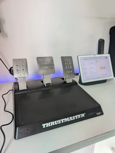 Pedaleira Thrustmaster T3PA Original com Sensor Hall Rake Parts (Acelerador e Freio)