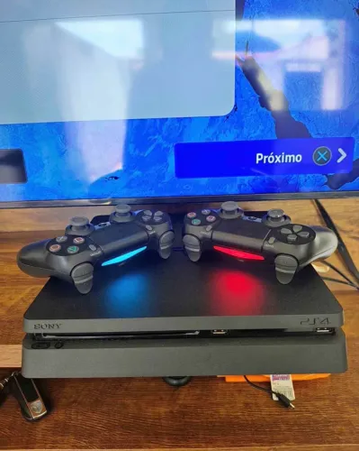 Vendo ou Troco PS4 Slim 1tb Novinho Completo
