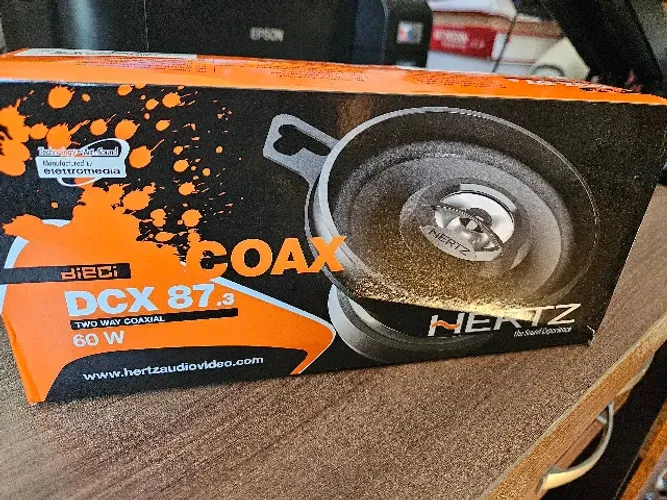 Par de alto falantes coaxial Hertz Dieci DCX 87.3 - 3,5 polegadas