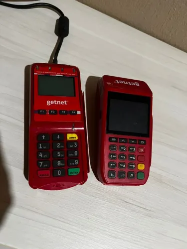 Kit 2 Maquininhas Getnet Antigas Para Peças ou Decoração
