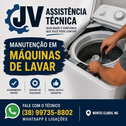 Conserto e Manutenção de Máquina de Lavar | Montes Claros