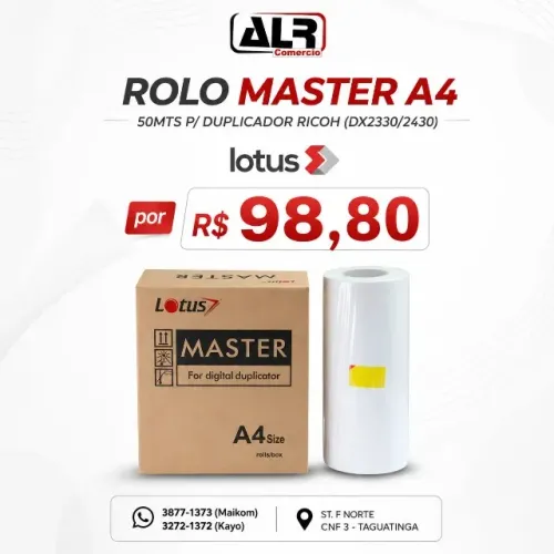 Master Termico Ricoh Dx2330 Dx2430 A4 Lotus