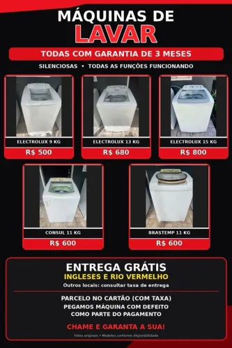 Máquina de lavar roupas