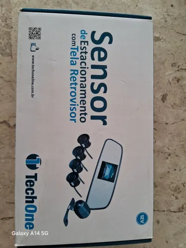 Sensor de Estacionamento com Câmera Tela Retrovisor
