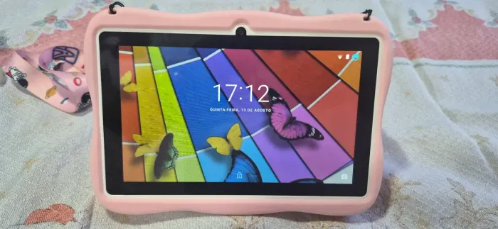 Tablet infantil rosa