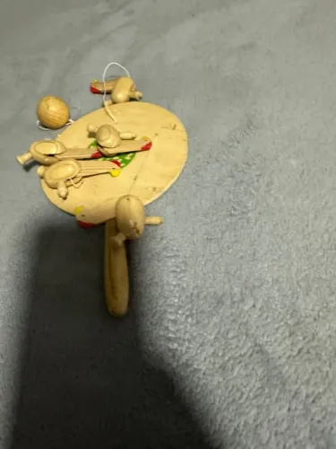 Brinquedo Educativo Tradicional Galinhas Piscando em Madeira