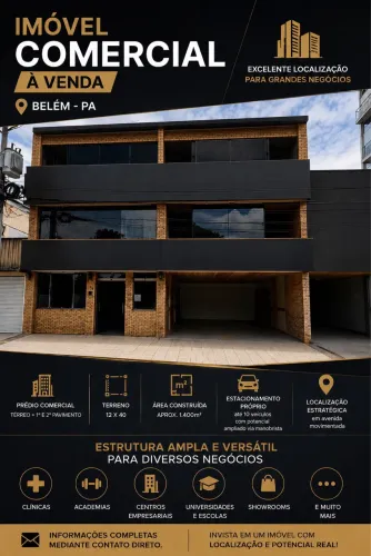 Vendo imóvel comercial no coração do Marco