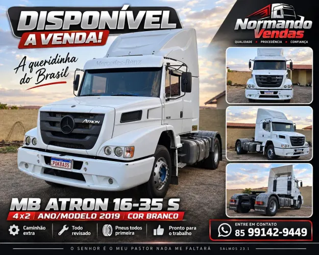 Vendo cavalinho MB L1635 ano 2019