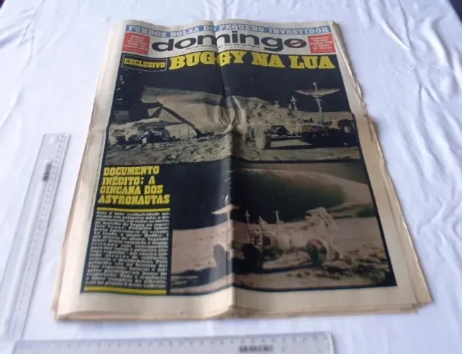 Colecionável Vintage - Jornal Revista Domingo Ilustrado Nº 5 - 1971