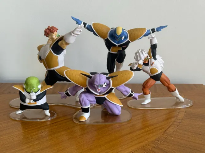Forças Especiais Ginyu (Banpresto Showcase) Burter Jeice Gurdo Reecom originais