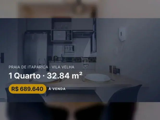 Apartamento quarto e sala em Praia de Itaparica | Oportunidade única!