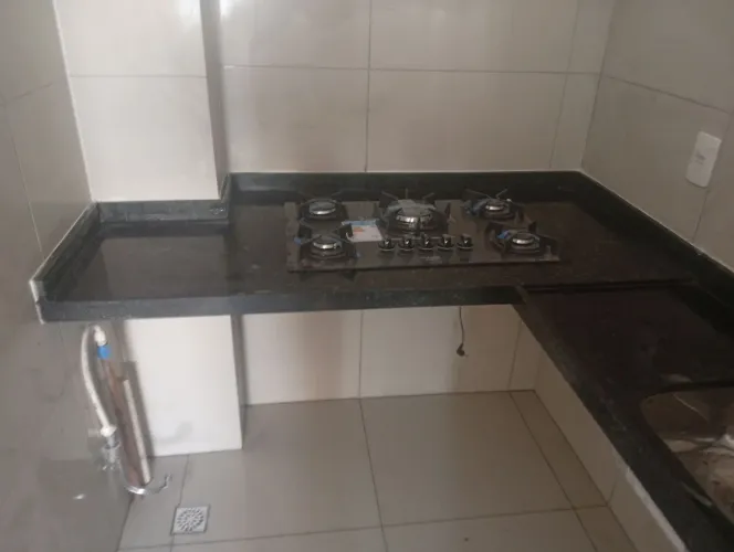 Bancada de cozinha no verde Ubatuba
