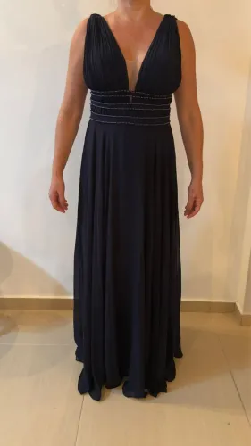 Vestido azul festa