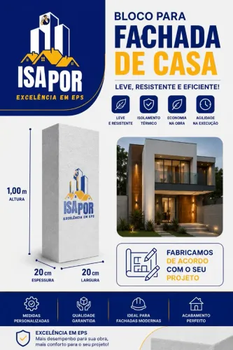 BLOCOS PARA FACHADA SOB ENCOMENDA