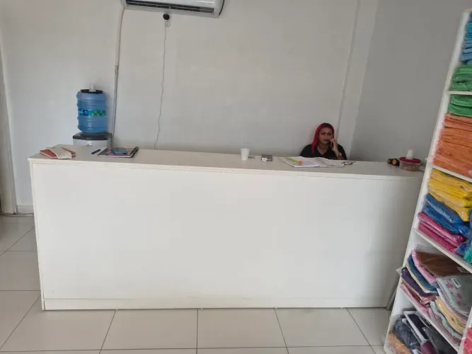 Balcão grande branco MDF 