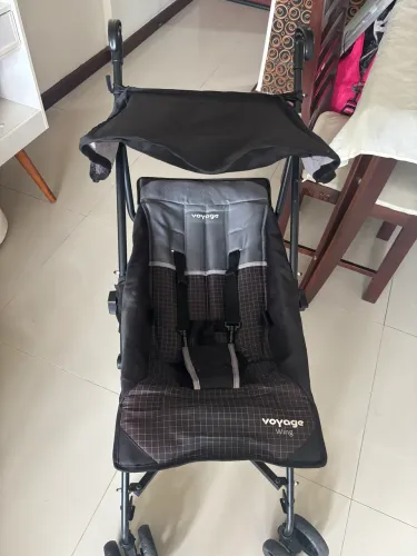 Carrinho De Bebê Guarda-chuva Preto