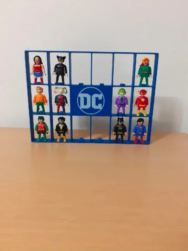 Expositor Playmobil Kinder joy DC P/16 Bonecos Colecionáveis