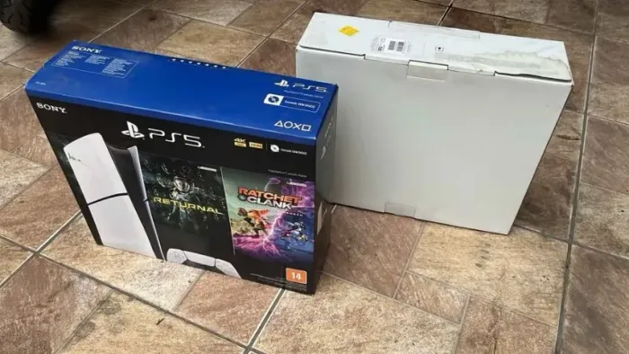 caixa vazia ps5 , vendo ou troco em caixa de series s, xbox one fat ou ps4 fat 
