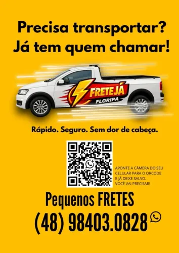 Geladeira, armário, pia, Máq. de Lavar FRETES PEQUENOS. RÁPIDO, SEGURO, S/ DOR DE CABEÇA